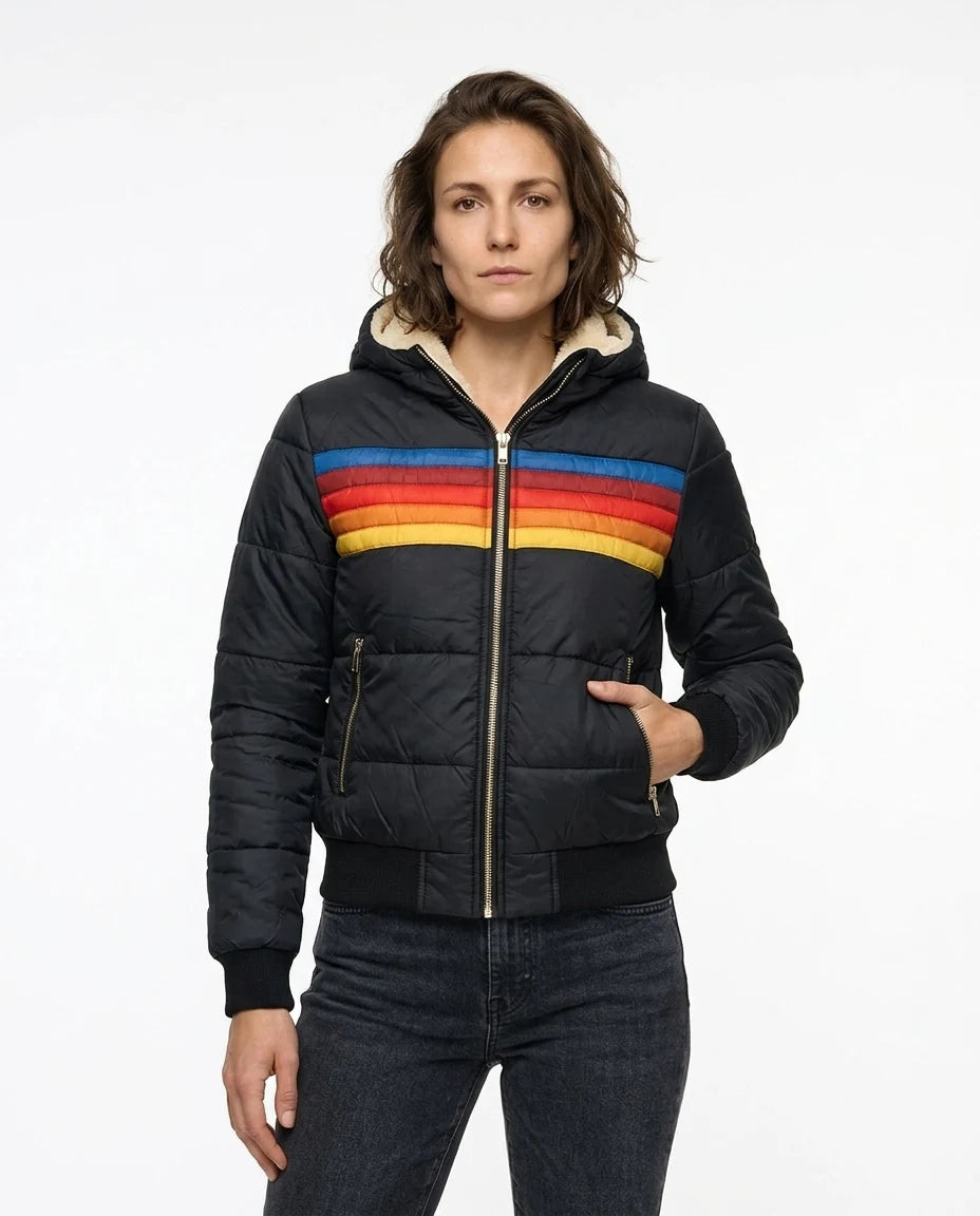 CT|Damen Wasserdichte Winterjacke mit Kapuze