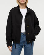 CT|Damen Oversized Jacke mit Knöpfen