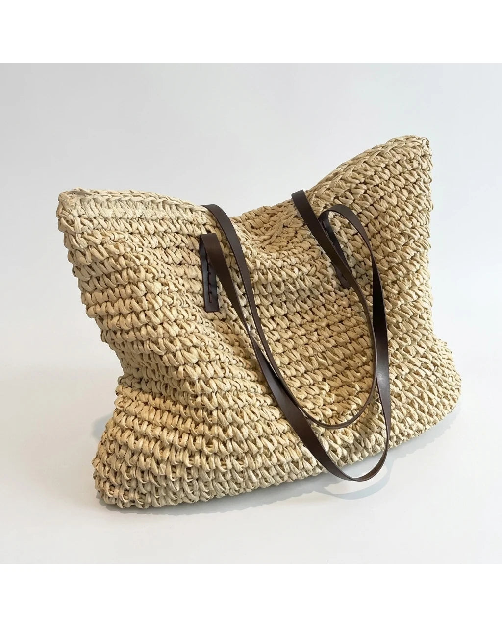CT|Damen geräumige Strandtasche mit texturiertem Design