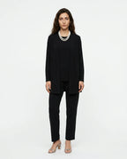 CT|Damen Dreiteiliges Set mit Offener Strickjacke
