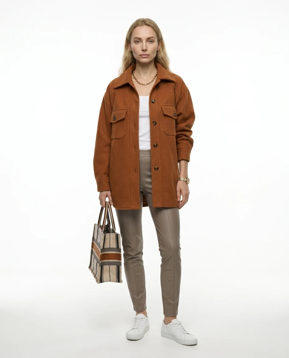 CT|Woll-Look Damenjacke im Sophie Stil