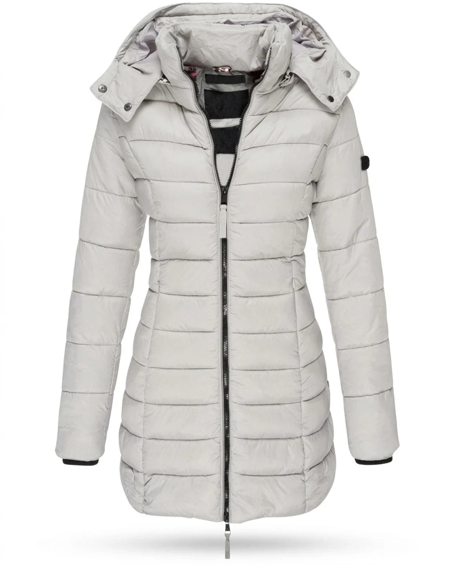 CT|Damen Winterjacke mit Kapuze und Daunenfüllung
