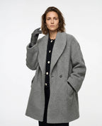 CT|Eleganter Damen-Herbstmantel mit geradem Schnitt