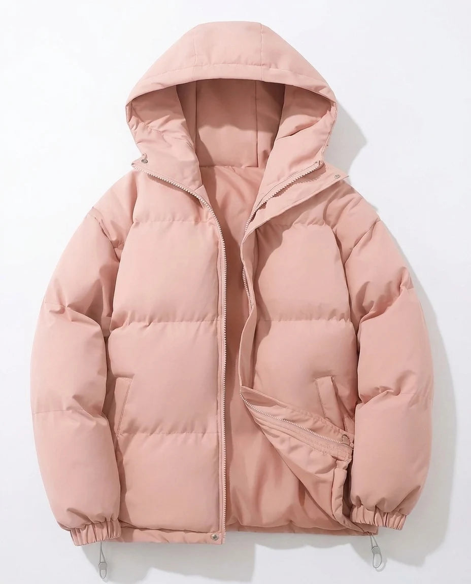 CT|Damen Daunenjacke mit Kapuze und Gesteppter Verarbeitung