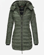 CT|Damen Winterjacke mit Kapuze und Daunenfüllung