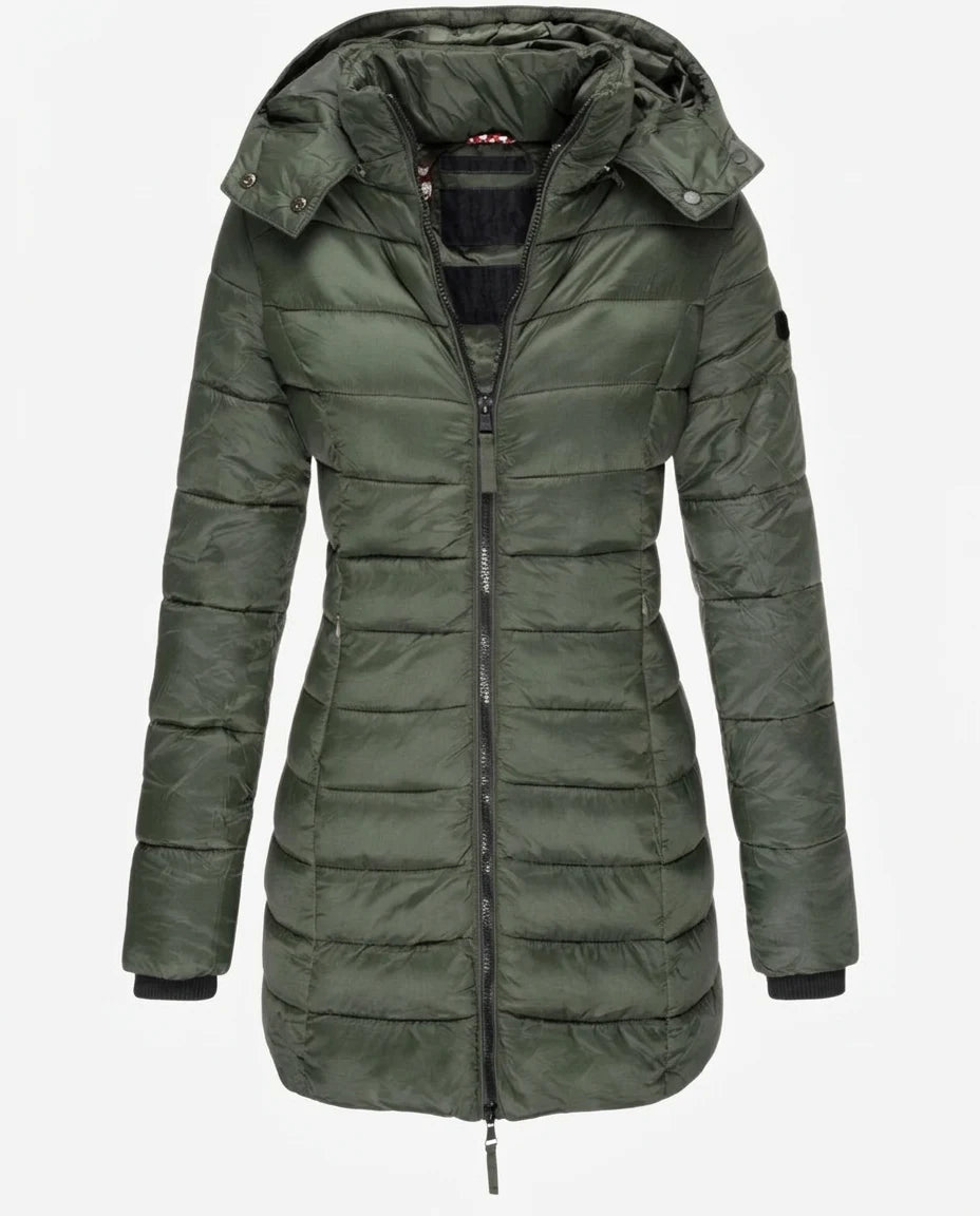 CT|Damen Winterjacke mit Kapuze und Daunenfüllung