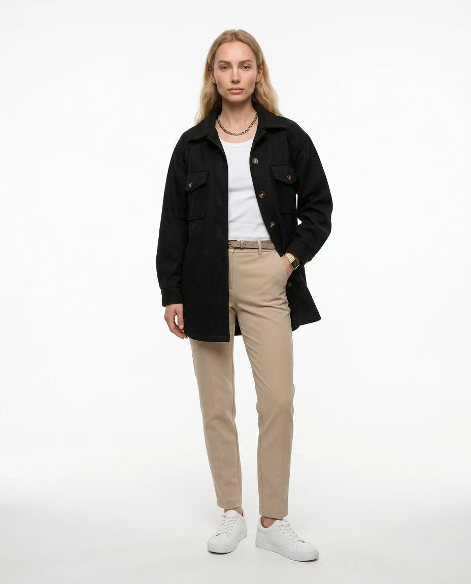 CT|Woll-Look Damenjacke im Sophie Stil