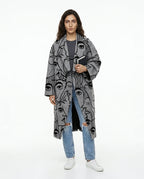 CT|Langer Damen Oversized Wollmantel