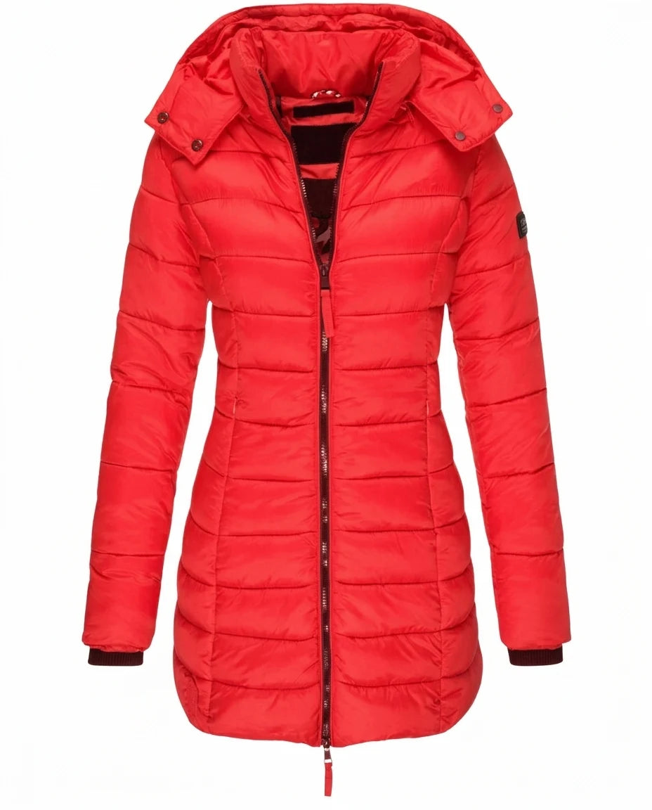 CT|Damen Winterjacke mit Kapuze und Daunenfüllung