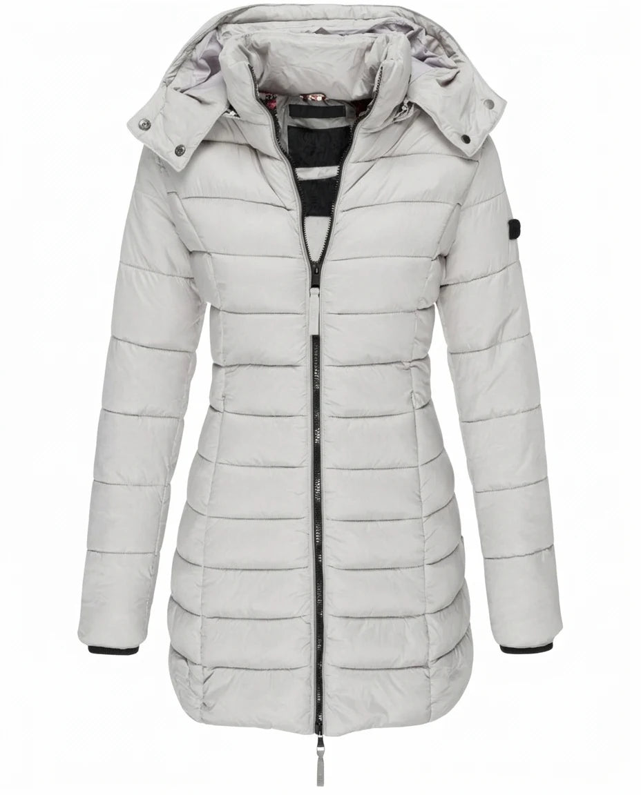 CT|Damen Winterjacke mit Kapuze und Wattierung