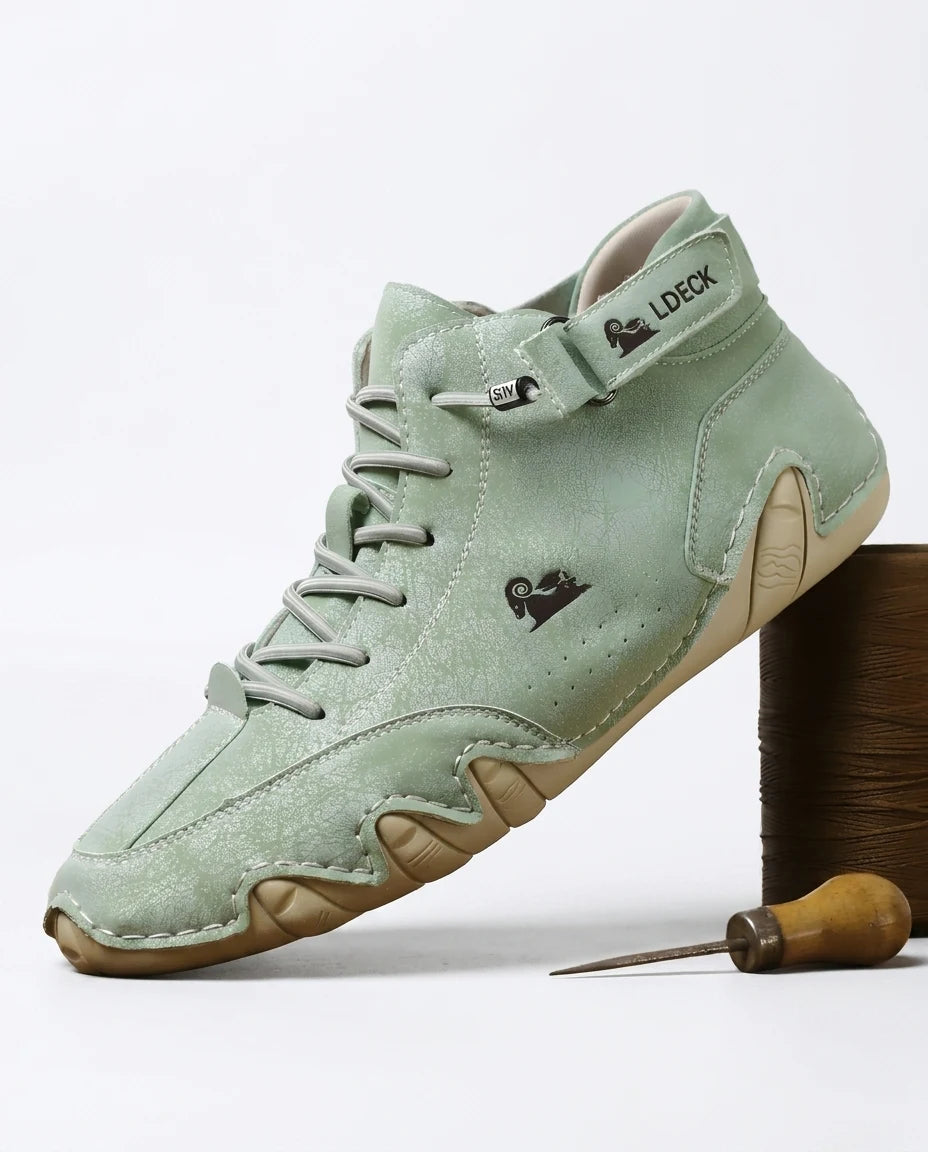 CT|Herren Leder Barfußschuhe mit Flexiblem Design