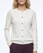 CT|Damen Kaschmirstrickjacke mit Eleganter Knopfleiste