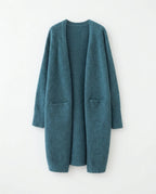 CT|Damen Strickjacke mit offenem Design und langer Passform