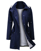 CT|Damen Windjacke mit Abnehmbarer Kapuze